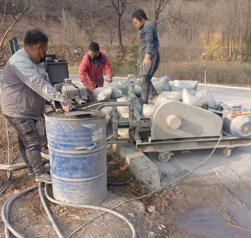 永定路面下沉注浆